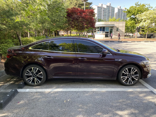 르노삼성자동차 SM6 전면. <이상현 기자>